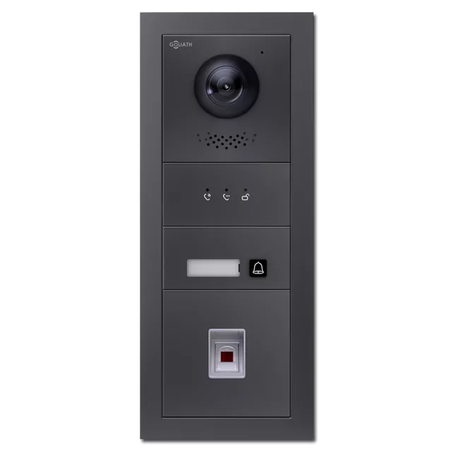 Goliath Türsprechanlage mit Rückmeldung und Fingerprint