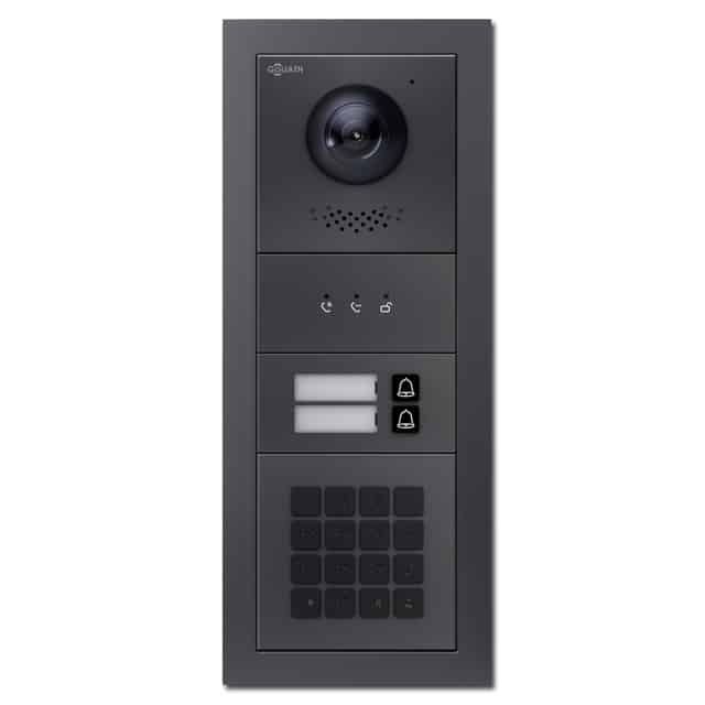 2 Familien Türsprechanlage mit Tastenfeld