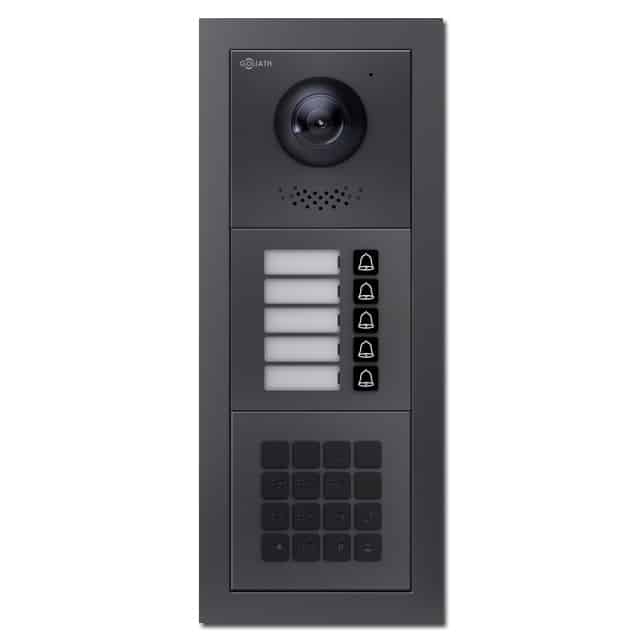 Goliath Türstation mit 5 Klingeln und Tastenfeld