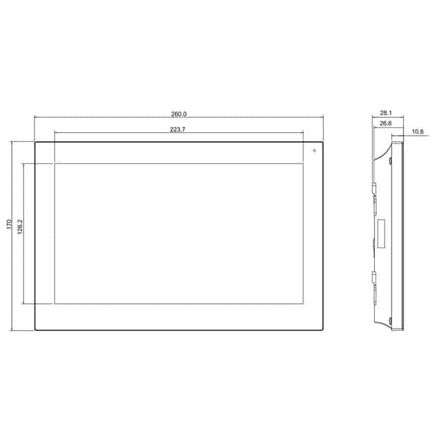 Goliath Türsprechanlage 10 Zoll Monitor Abmessungen