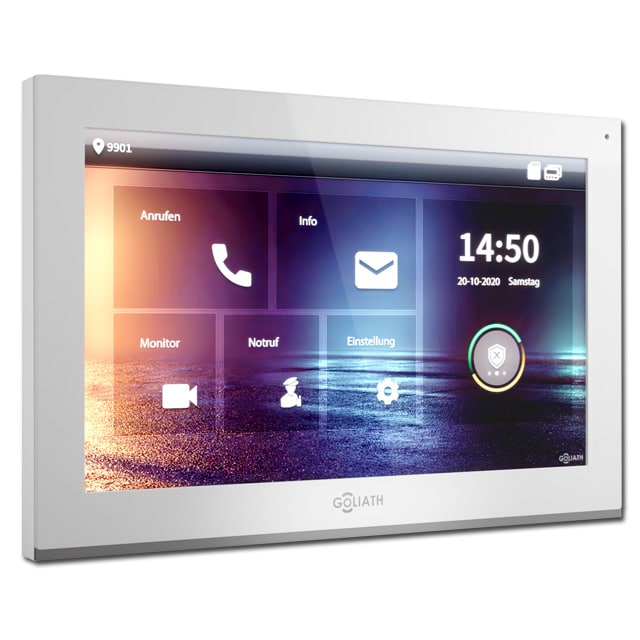 Goliath Türsprechanlage Seitenansicht Monitor