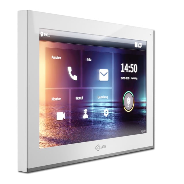 Goliath Türsprechanlage Monitor mit schmalem Rand
