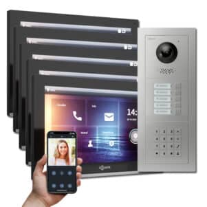 Goliath IP Türsprechanlage mit 5 Klingeln und Tastenfeld