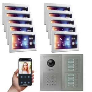 Goliath Türsprechanlage mit 10 Klingeln