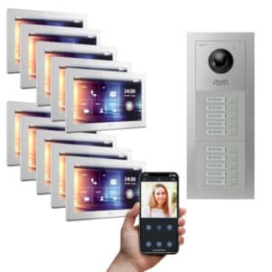 Goliath Türsprechanlage mit 10 Klingeln