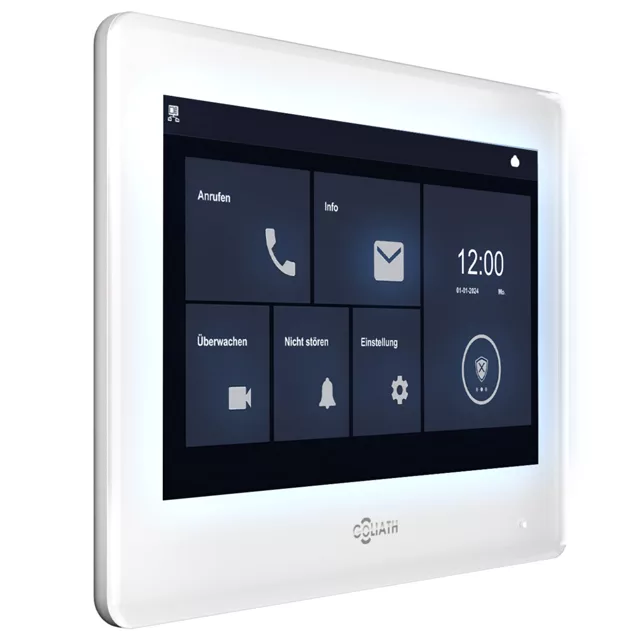 Goliath-Türsprechanlage-Basic-Innenstation-AV-BLI-01W_2 Goliath Basic Monitor in weiß